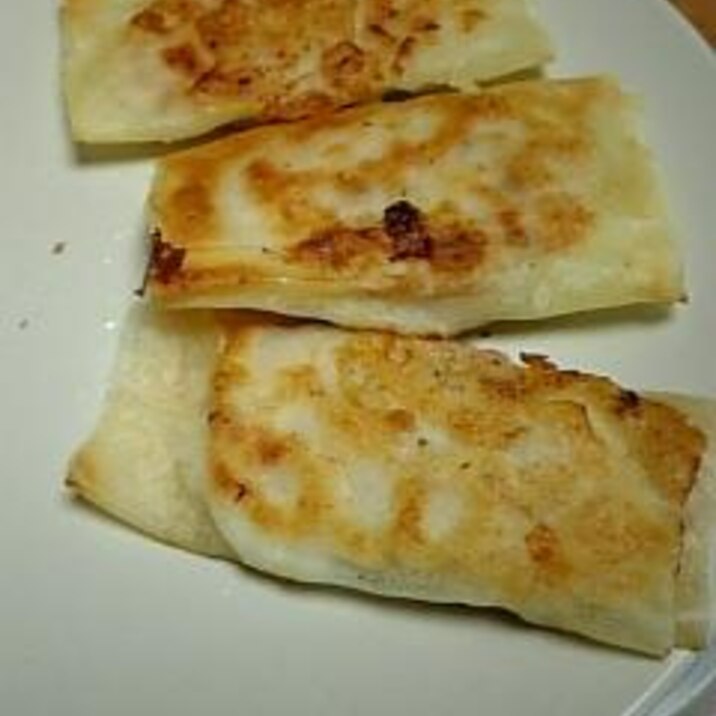 洋風! サーモンとチーズ春巻き
